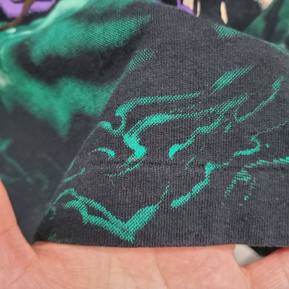 Liquid Blue 1994 Single Stitch Full Print Double Sided Wizard‎ Graphic Grail Tee - Picture 5 of 9
